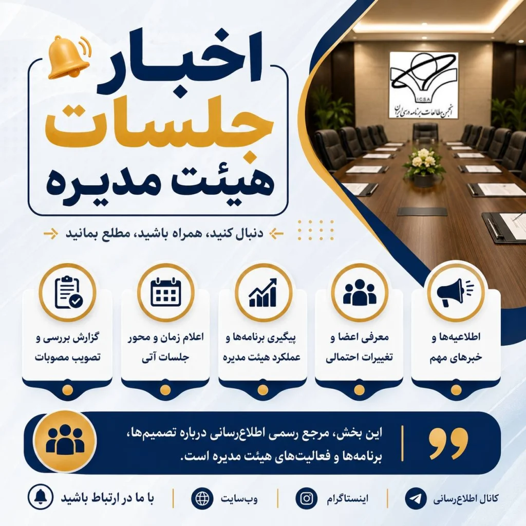 جلسات هیئت مدیره