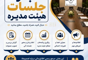 جلسات هیئت مدیره